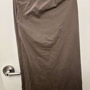 Uniqlo Brown Airism Ultrastretch Backslit Maxi Skirt size S